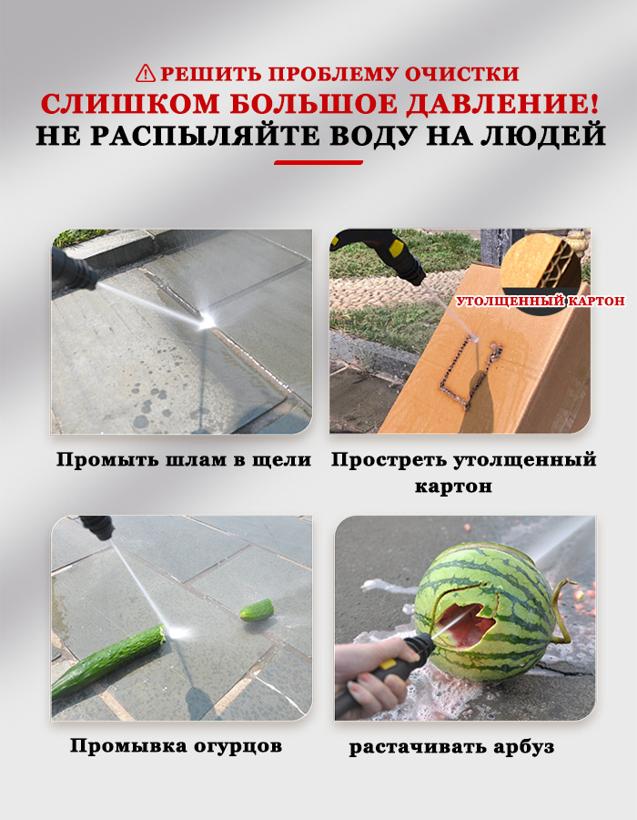European standard household car washer, high pressure portable water gun