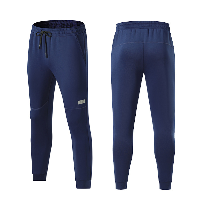 Lu primavera y otoño pantalones de secado rápido hombres y mujeres NK mismos pantalones de correr al aire libre entrenamiento de fitness tobillo-atado pantalones de deportes casuales sueltos