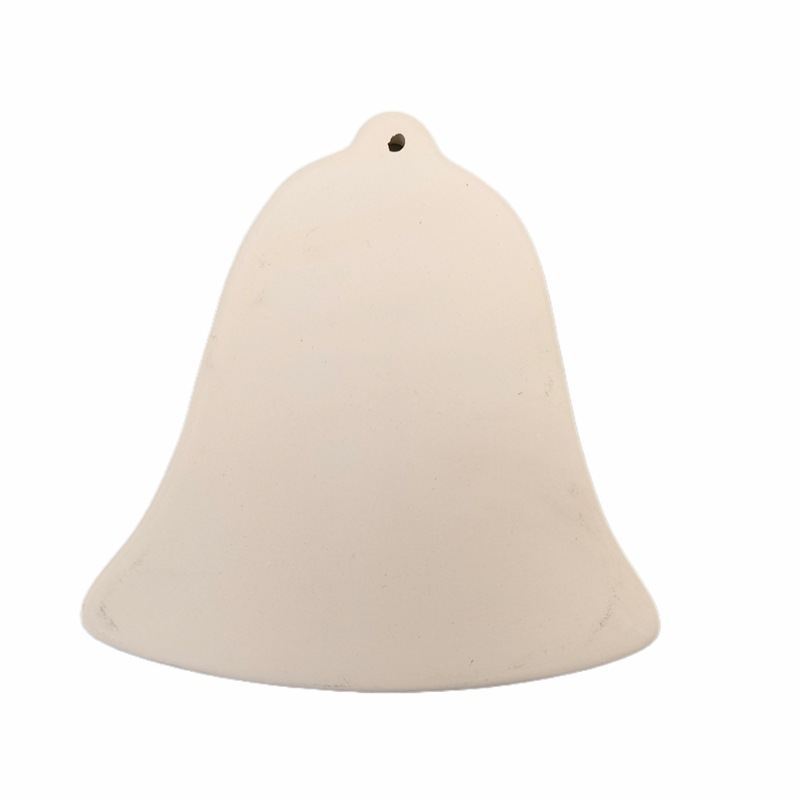 Colgantes de cerámica navideños personalizados estrella de cinco puntas casa en blanco blanco cruz en blanco taza ovalada manzana en blanco, etc.