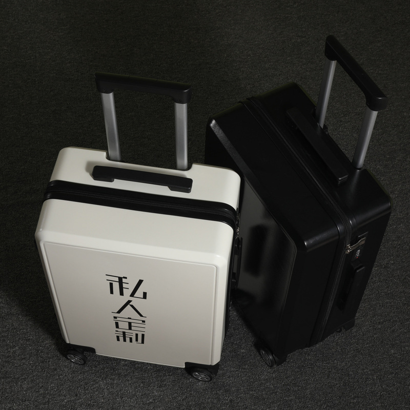 【サンプル限定】新作スーツケース ロゴ柄 パーソナライズ DIY ファッション ボーディングパスワードボックス 20万方向ホイール|undefined