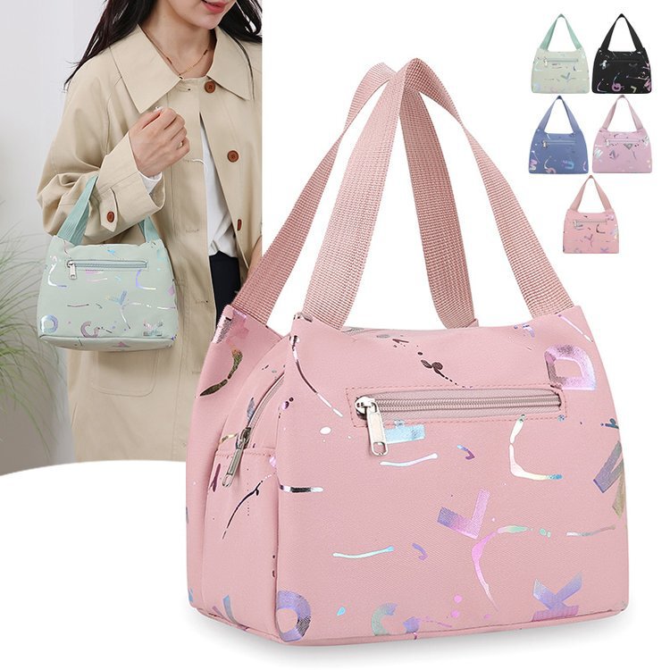 Japanese and Korean Style Small Handbag Change Mobile Phone Bag New Canvas Bag Women's Lunch Bag Mummy Small Cloth Bag Handbag Women's Bag