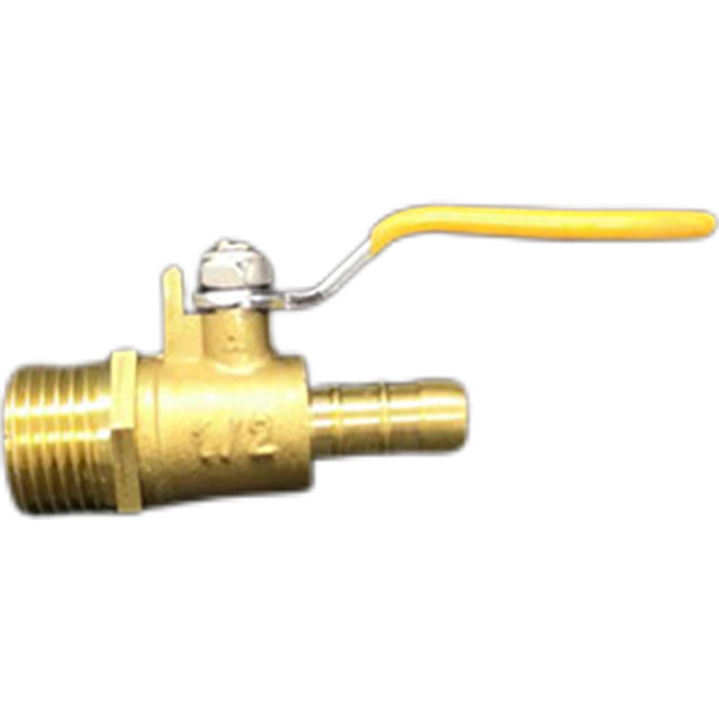 全铜单嘴煤气阀球阀 四分插10 宝塔外丝 燃气灶热水器球式