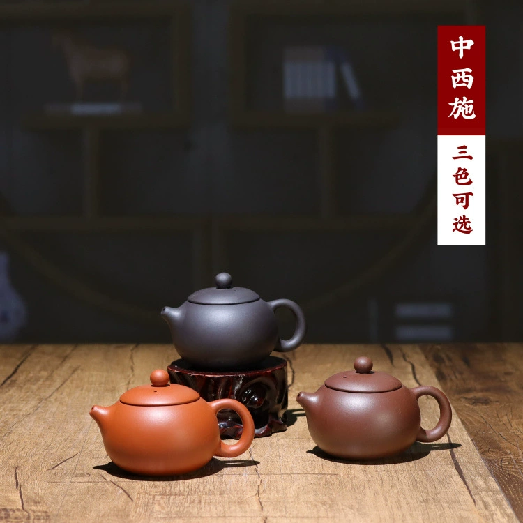 Classic natural ore handmade, antique ceramic tea set, teapot