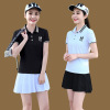 Short sleeved badminton Athletic Wear suit summer new pattern Tennis kindergarten teacher Park service Dressy Shorts fashion