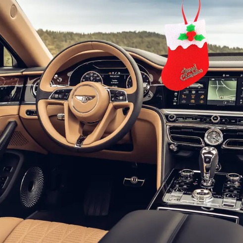 Transfronterizos de automóviles de Navidad decoración de calcetines de Navidad calcetines colgantes de decoración de automóviles de Navidad al por mayor