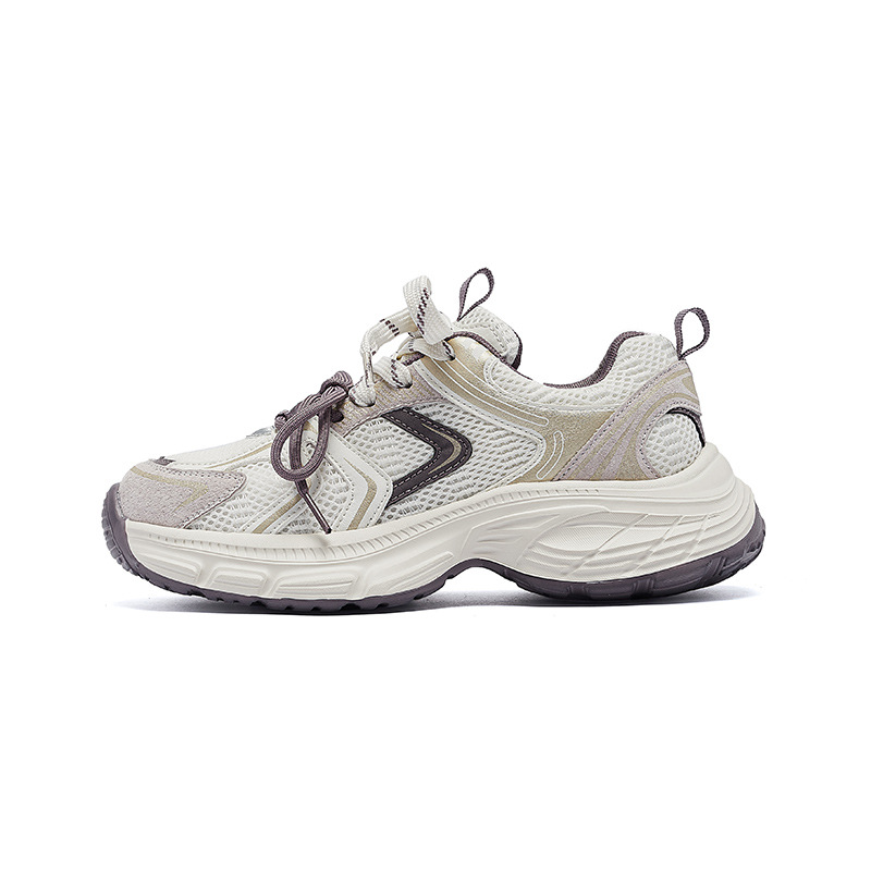 Zapatillas Augusden para mujer, modelo nuevo de primavera 2026, zapatillas ligeras para correr que hacen que los pies se vean más pequeños, zapatillas deportivas casuales de suela gruesa a la moda.