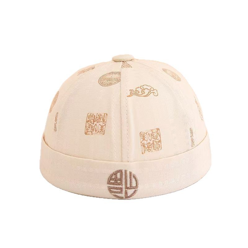 Sombreros para bebés primavera y otoño delgados sombrero de estilo chino sombrero de piel de melón para bebés de verano para salir sombrero pirata de sombra