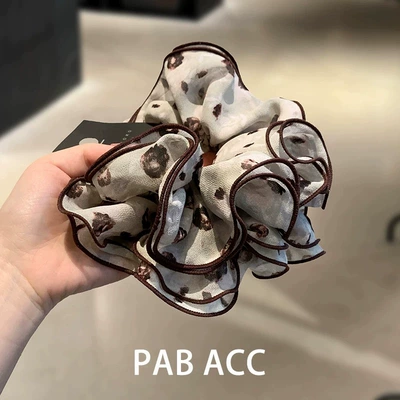 Printed Ruffle Elastic – Saç üçün rezinlər