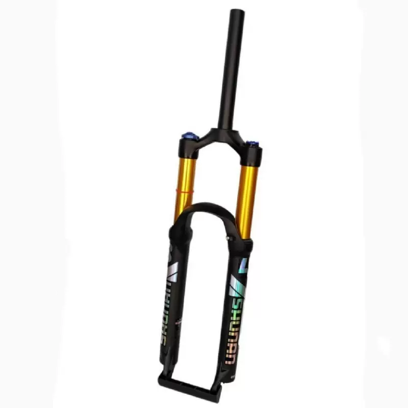 镁合金气压前叉山地自行车前叉26 27.5 29寸减震避震直管单车气叉