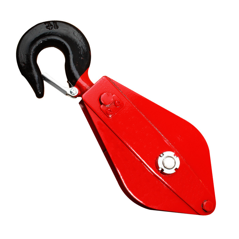 标准重型带轴承滑轮吊钩手动滑轮组省力吊运起重滑车钢丝绳滑吊环