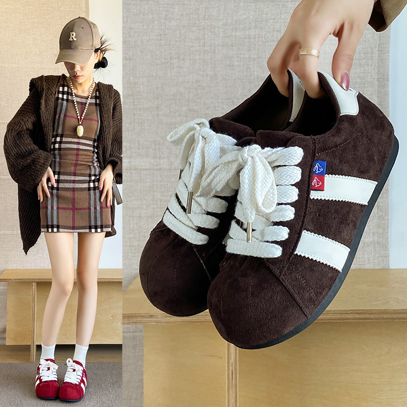 2025 Forrest Gump Shoes Women's Autumn New Korean Style Inner Heightening Female Students Casual Sports Versatile Sneakers Street Shooting Bk862