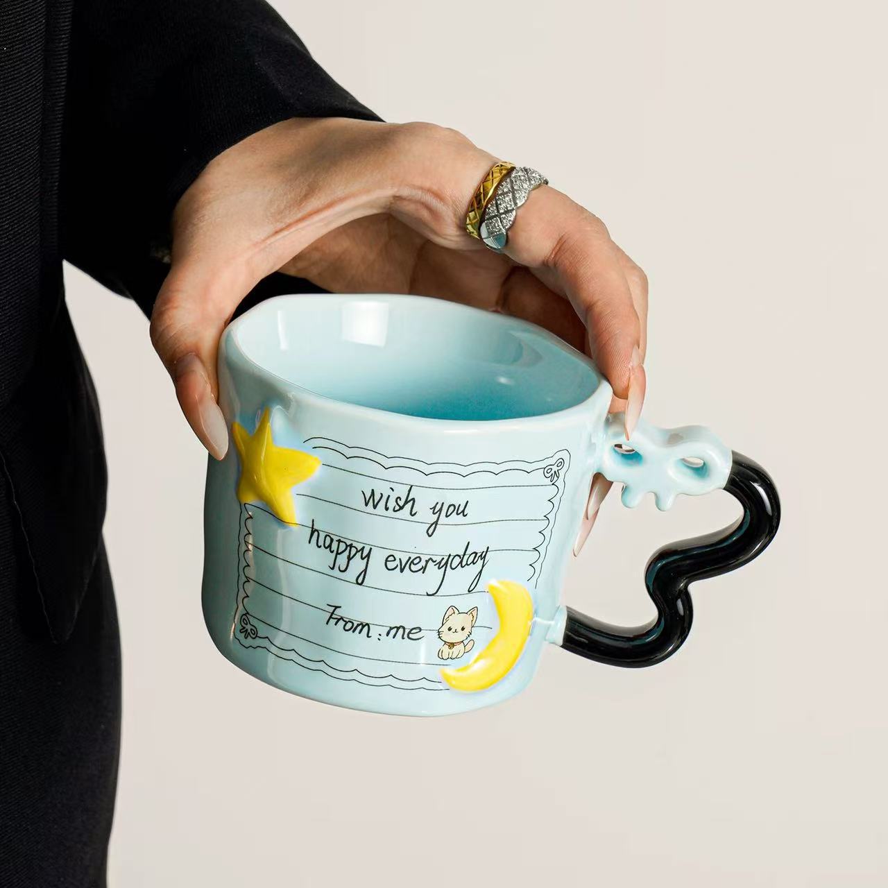 Tazas de niñas de alto valor facial, tazas de agua de alta calidad, regalos de mano, eventos de apertura, cajas de regalo para clientes. image 4