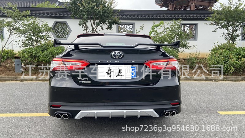 Suitable for sedan universal seagull tail modification non-perforated fixed wing Camry trd sports tail