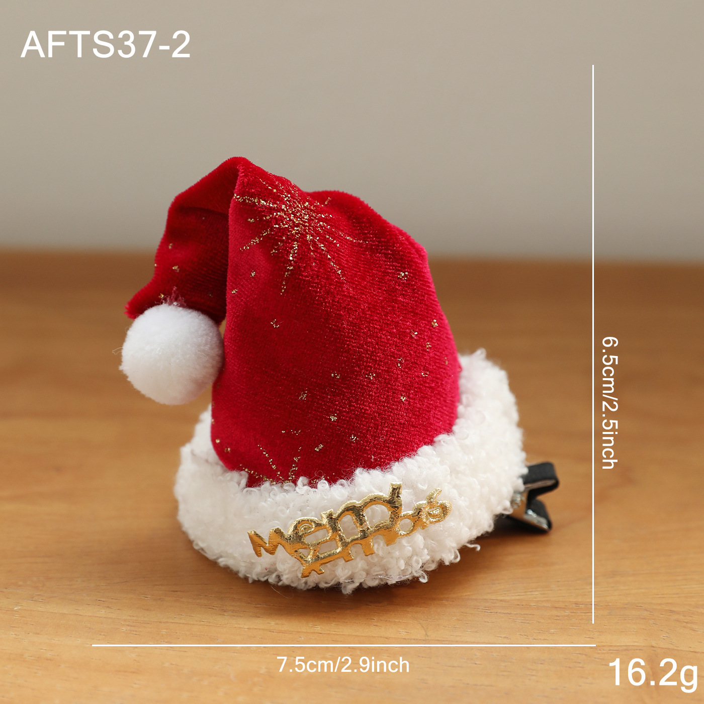 Joyas para la cabeza de Navidad arco clip de pelo sombrero clip de malla roja cuerno de ciervo para adultos pequeños regalos clip de pelo adornamiento para el pelo