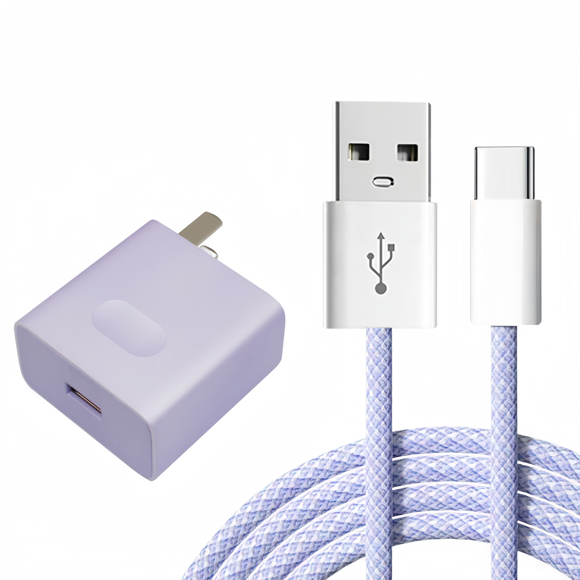 Cargador de carga rápida 66W / 120W Macaron para cargador Huawei tipo-c Android Flash Charger Kit