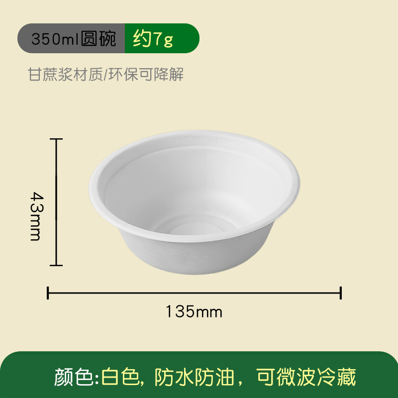 Bandejas de papel redondas, platos desechables, platos de pulpa degradables engrosados, platos de dibujo para niños, platos de pulpa de caña de azúcar, platos