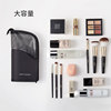 Brush, handheld organizer bag for traveling, folding capacious transformer, makeup brushes bag