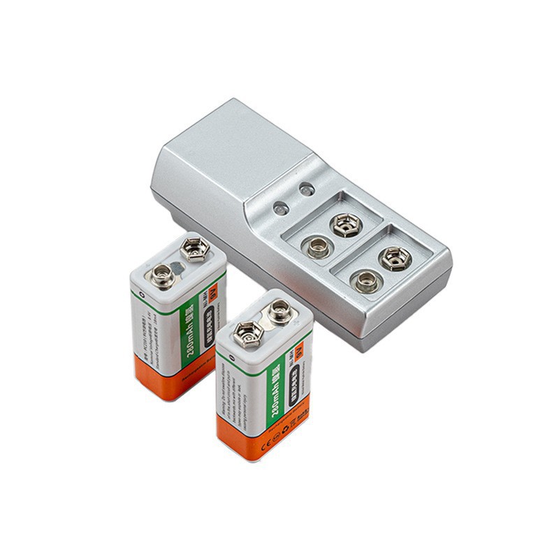 Nimh 9v (2 batteries + 1 charge)