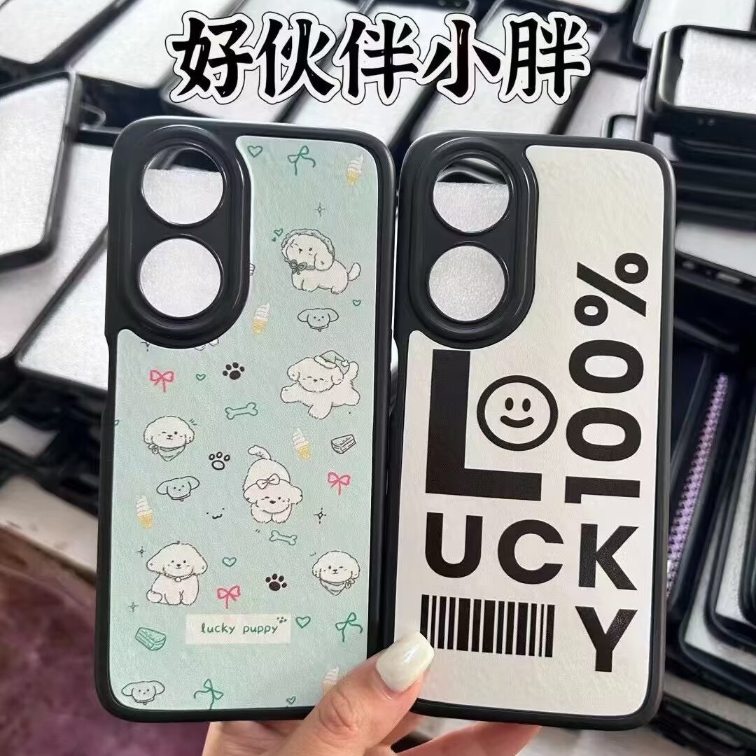 适用OPPO Reno14手机壳RealmeV70小胖妞A5 A96贴皮卡通A5活力精孔