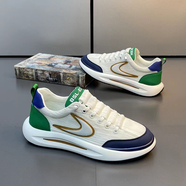 Men's shoes Spring new breathable ice silk cloth mesh shoes trendy…
