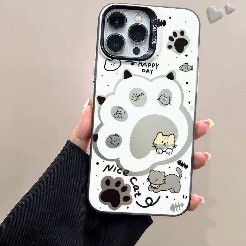 Nueva garra de gato para iPhone 16 funda para teléfono móvil Apple 15promax/14 anti-caída 13pro12 lindo