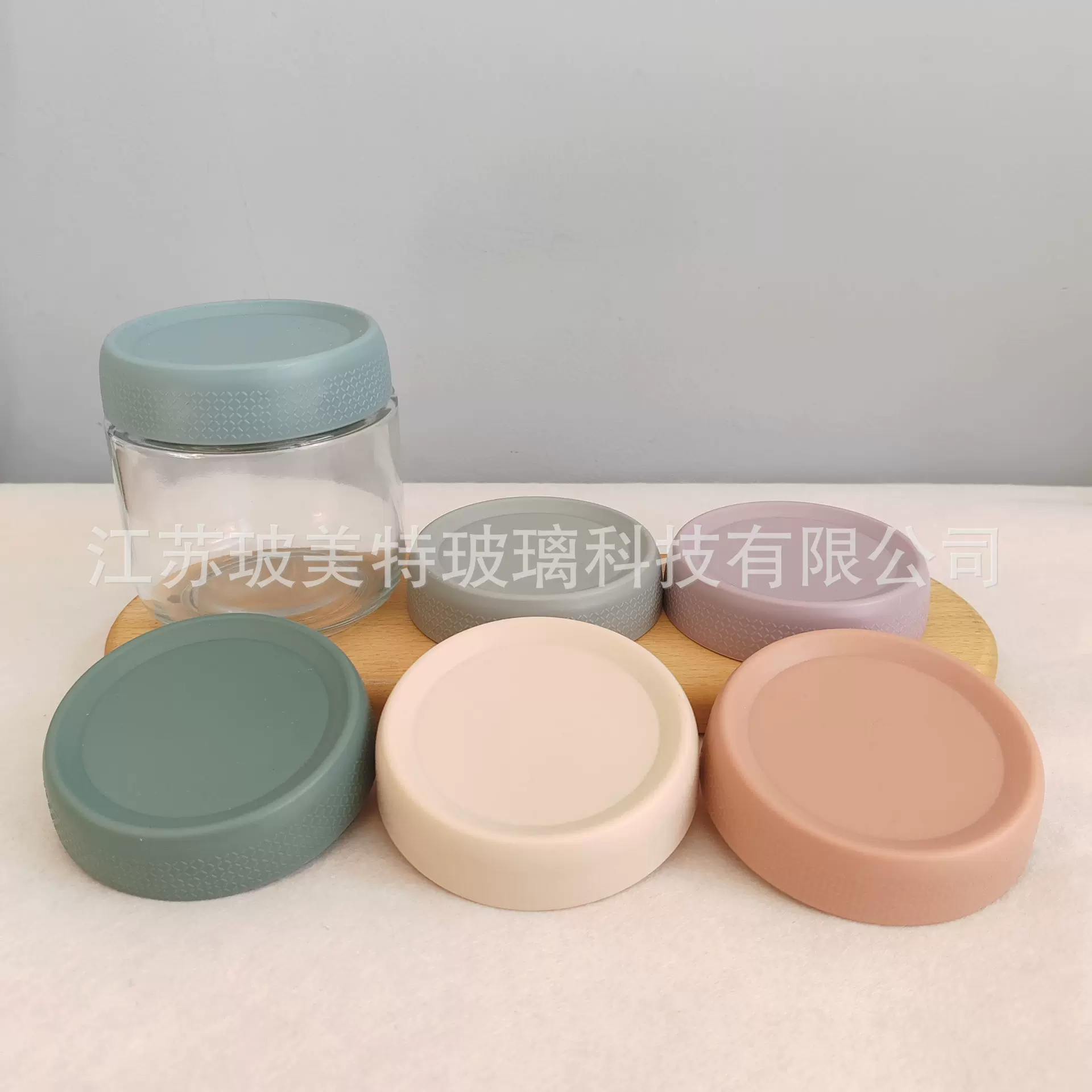 亚马逊跨境圆形分装储物罐盖子玻璃瓶塑料盖76mmPP材质密封盖