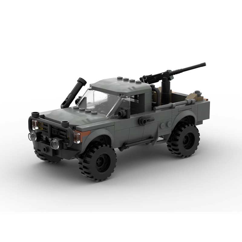 Domestic Building Blocks MOC Compatible with Lego Special Operations Forces Technology Chariot Truck Assembled Model Toy Boy