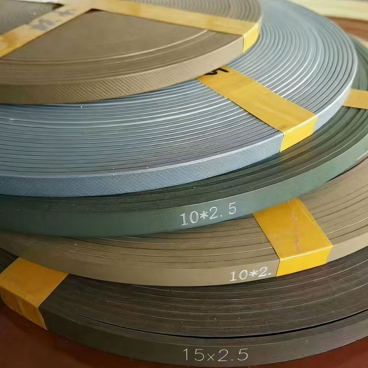 高品质高精密材质的四氟青铜导向带  咖啡色金黄色绿色棕色导向环