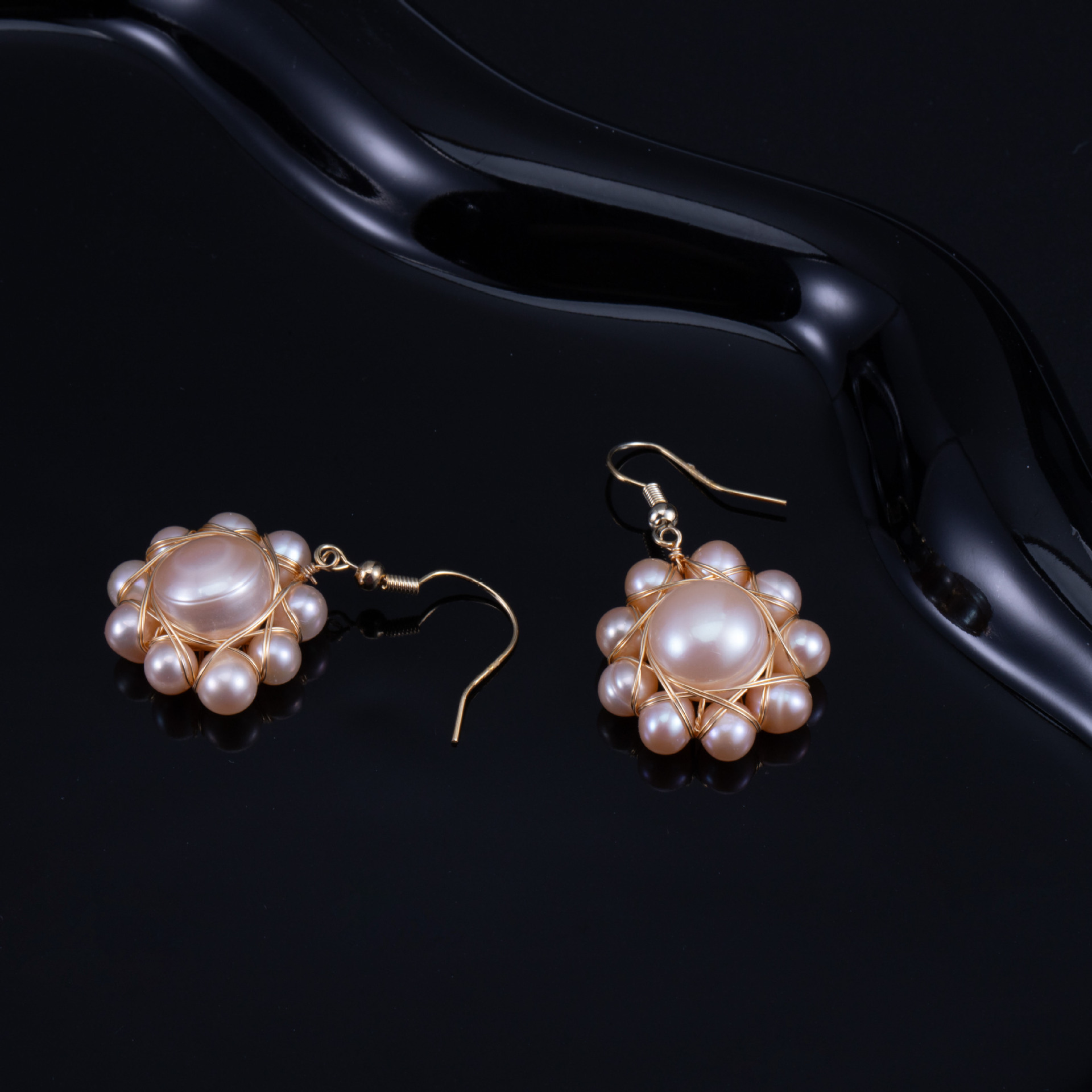 Copper Gold Color  Earring