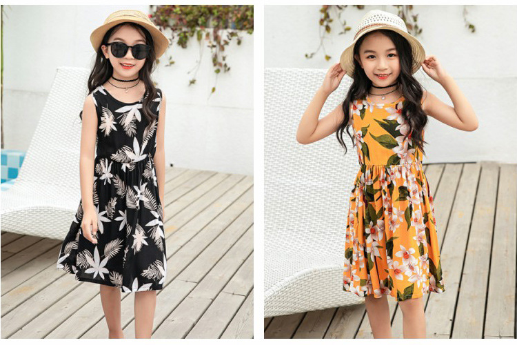 Casual Animal Stripe Camouflage Polyester Girls Dresses display picture 3