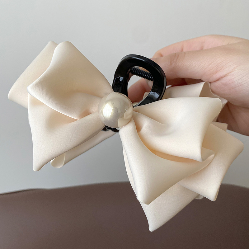5,12 Zoll Retro-Haifischclip mit großer Schleife für Damen – Vintage-Haarspange mit voluminösem Design, hochwertiges Haar-Accessoire – Detail 12