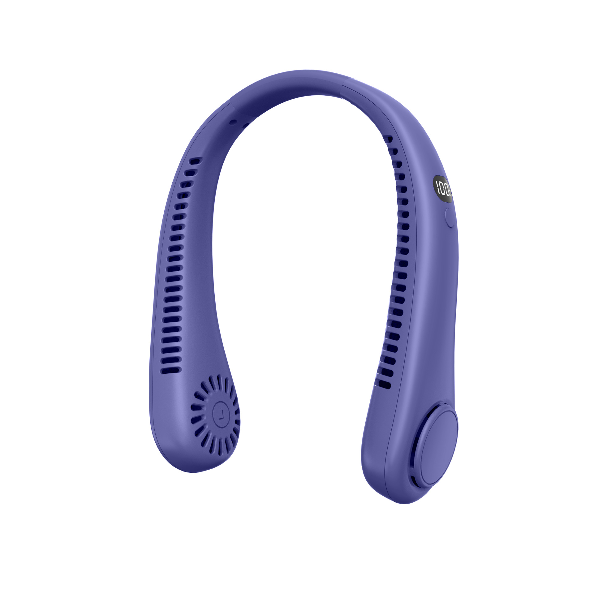 Ventilador pequeño con cuello colgante cuidadosamente seleccionado, potente sin hojas, silencioso, portátil, ligero, ajuste de tres velocidades, enfriamiento, ventilador con cuello colgante sin hojas