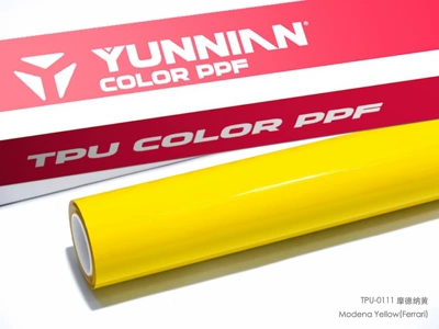 cross-border in stock | Auto Color Change Film - tpu-modena-yellow-dual-use-for-wet-and-dry-surfaces-15215m