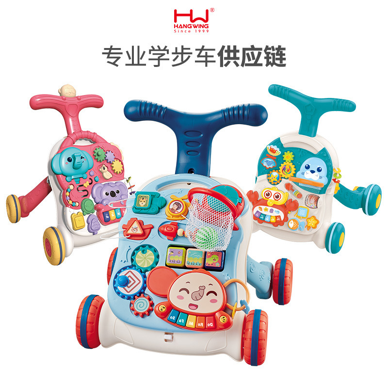 Cross-Border Hot-Selling Baby Walker Toy Baby Multi-Functional Variable Learning Table Stroller Boys and Girls Walker