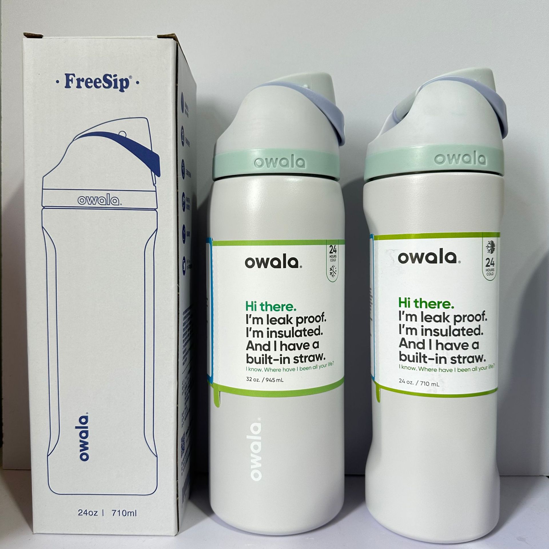 Owala en stock de gran capacidad portátil hervidor de agua al aire libre para hombres tazas de agua caliente de moda para mujeres tazas de fruta deportivas al por mayor