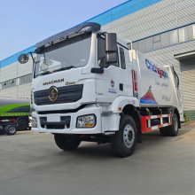 出口哈萨克斯坦15方20方压缩垃圾车价格陕汽德龙 出口压缩垃圾车