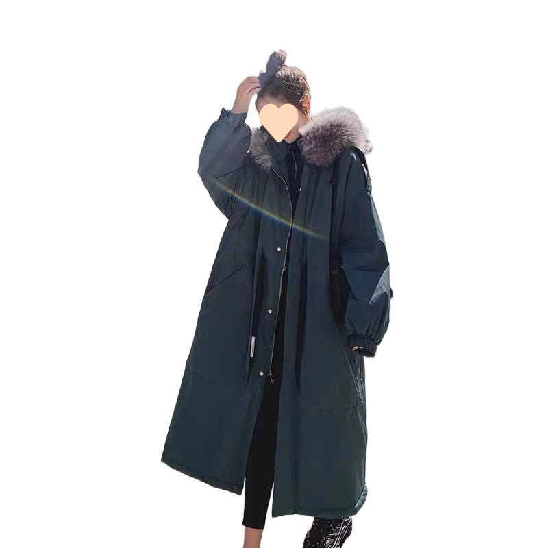 Winter long down jacket for elementary school students, 2024 years, Korean style