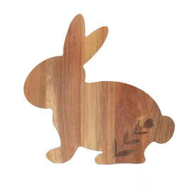 相思木砧板万圣节创意切菜板卡通动物兔子形状小吃盘可印logo
