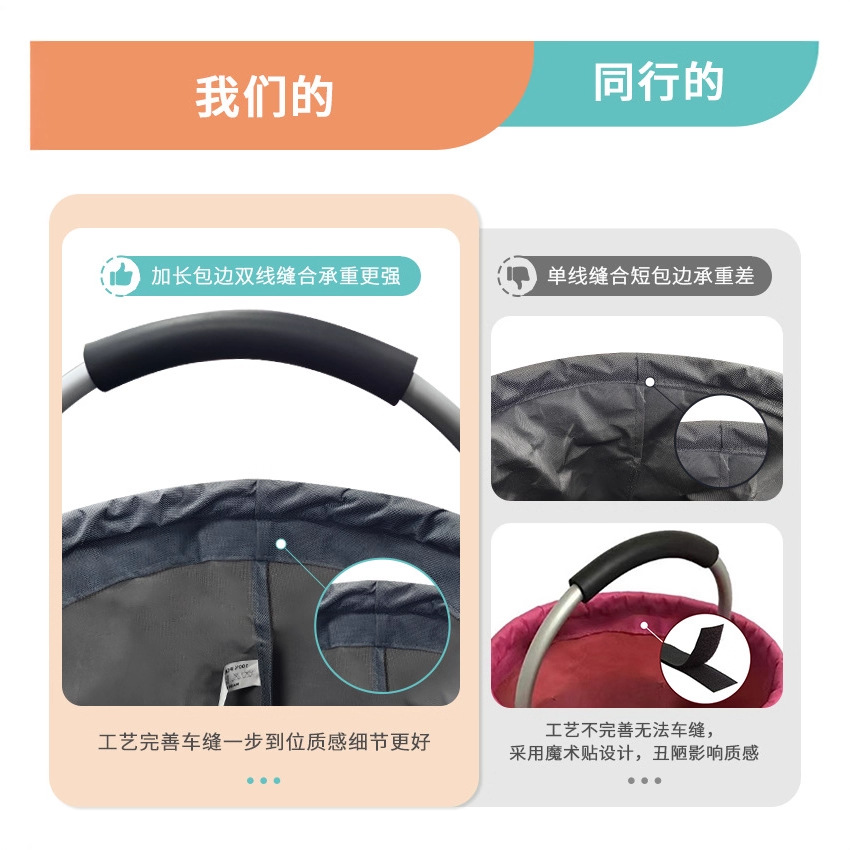 Nueva cesta de picnic portátil cesta de playa al aire libre bolsa de lavado de almacenamiento plegable portátil cesta de baño cesta de compras para el hogar