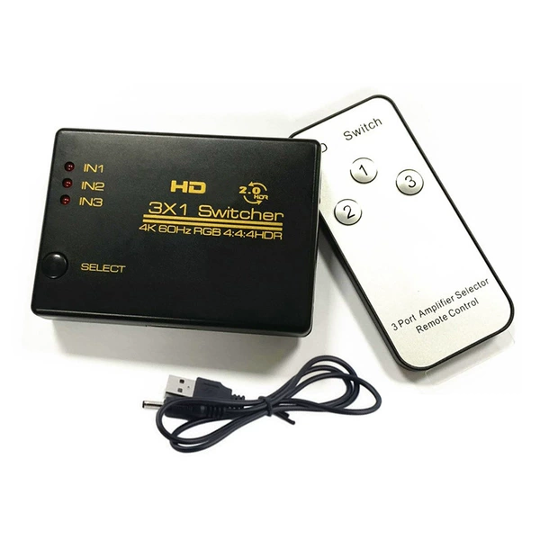 4K 60HZ host (built-in infrared) + remote control + USB power cord