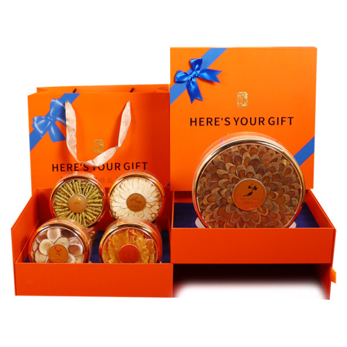 Wholesale distribution of Changbai Mountain ginseng gift box set, high-end Korean ginseng gift box, containing Dendrobium, American ginseng, deer antler, fish maw