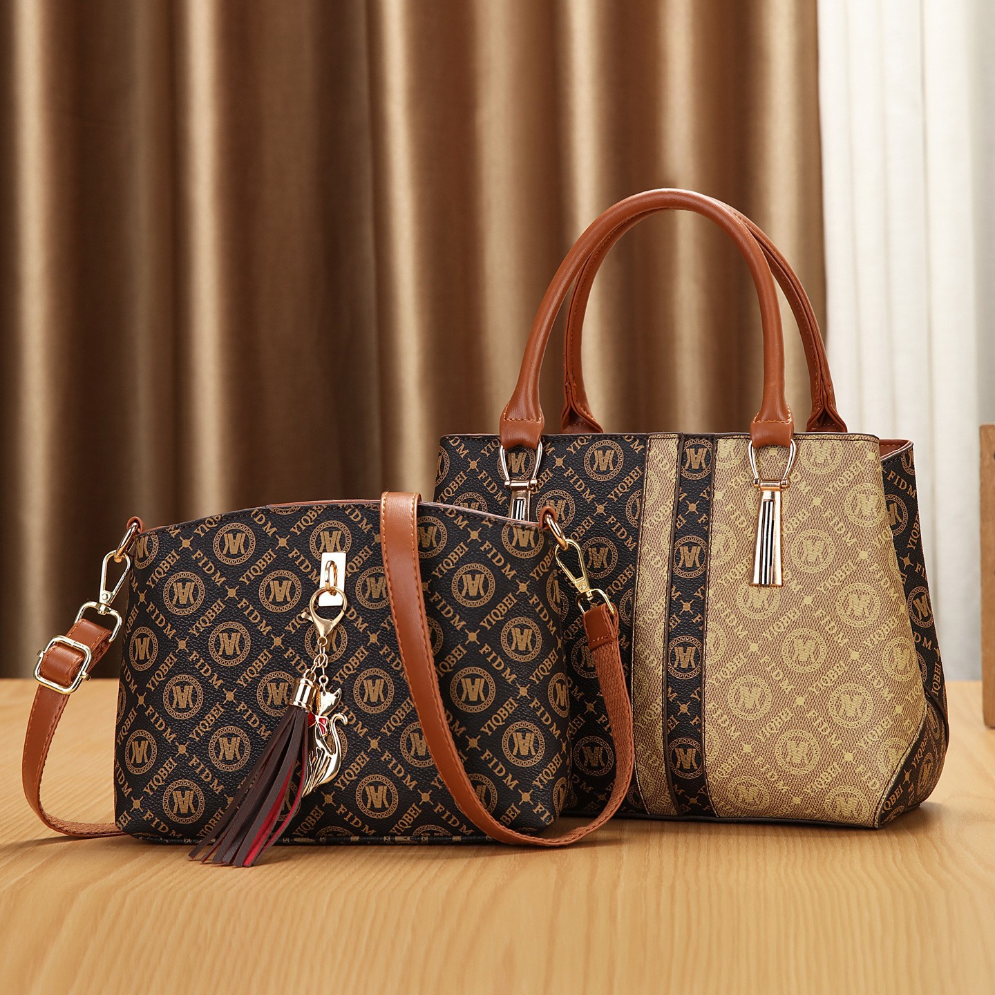 Bolso de dos piezas, bolso de moda casual, bolso de hombro de gran capacidad, bolso de mochila diario, bolsas transfronterizas