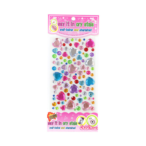 Shiny Crystal Children's Cartoon DIY Photo Album Phone Diamond Sticker 3D Sticker Creative Acrylic Crafts