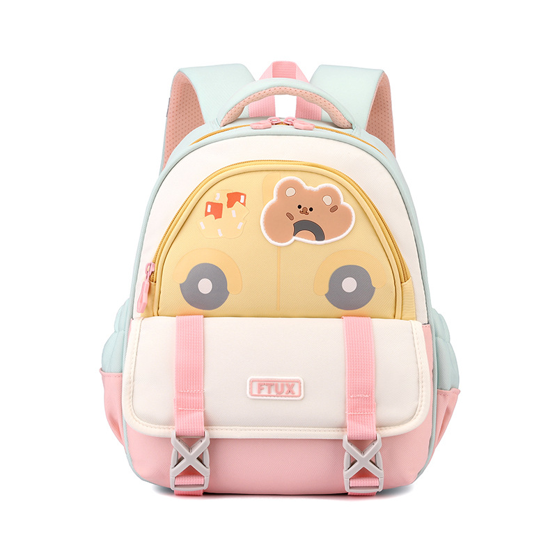 Peces naturales jardín de infantes de dibujos animados mochila ligera para niños de tamaño medio clase pequeña mochila preescolar niñas niñas mochila escolar