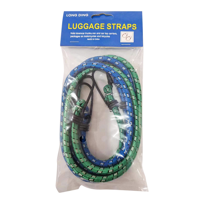 Cuerda de equipaje de goma elástica alta cuerda elástica cuerda correa de equipaje bicicleta correa de goma corbata cuerda banda elástica