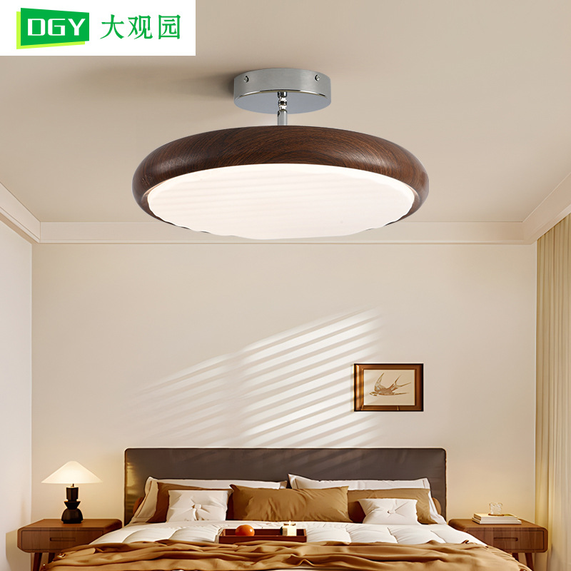 lámpara de techo del dormitorio antiguo retro simple ajustable lámpara de platillo volador para proteger los ojos de la habitación de los niños Zhongshan lámparas 357L