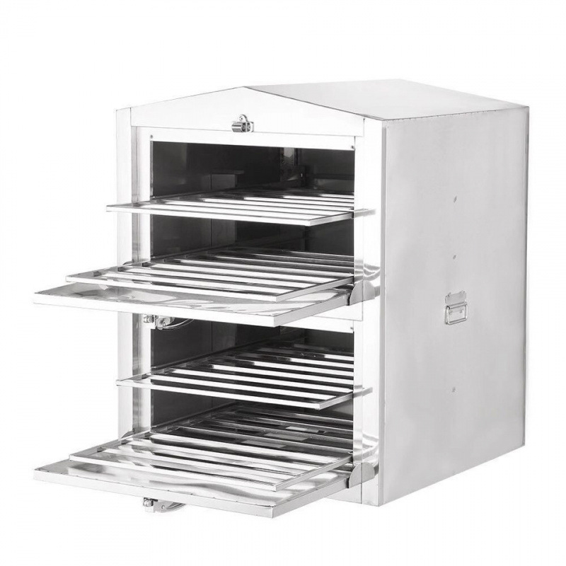 marisco comercial doble puerta de cuatro capas vaporizador de ahorro de energía horno de vapor de alta eficiencia vaporizador de gas de acero inoxidable vaporizador de gas