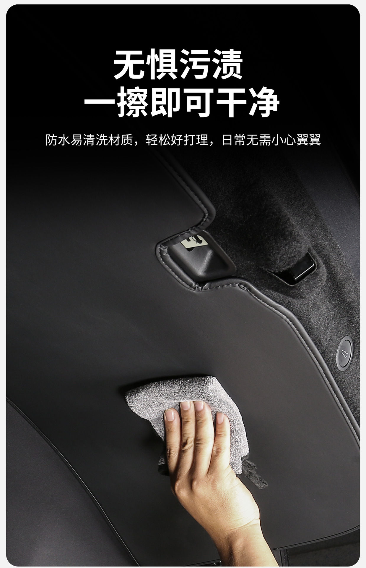 Suitable for Tesla Model Y New Version 3 Trunk Tailgate Pad Tailgate Protective Leather Sticker Ya Interior Accessories
