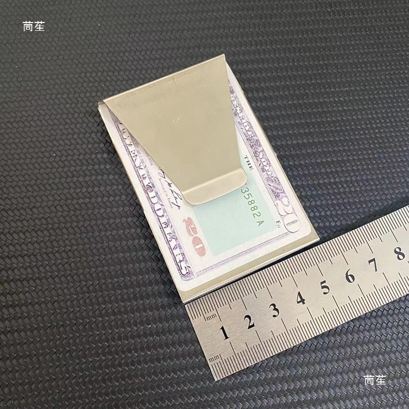 多用途不锈钢钱夹/钞票夹/夹/钱包/金属钱夹 双面夹 卡片夹