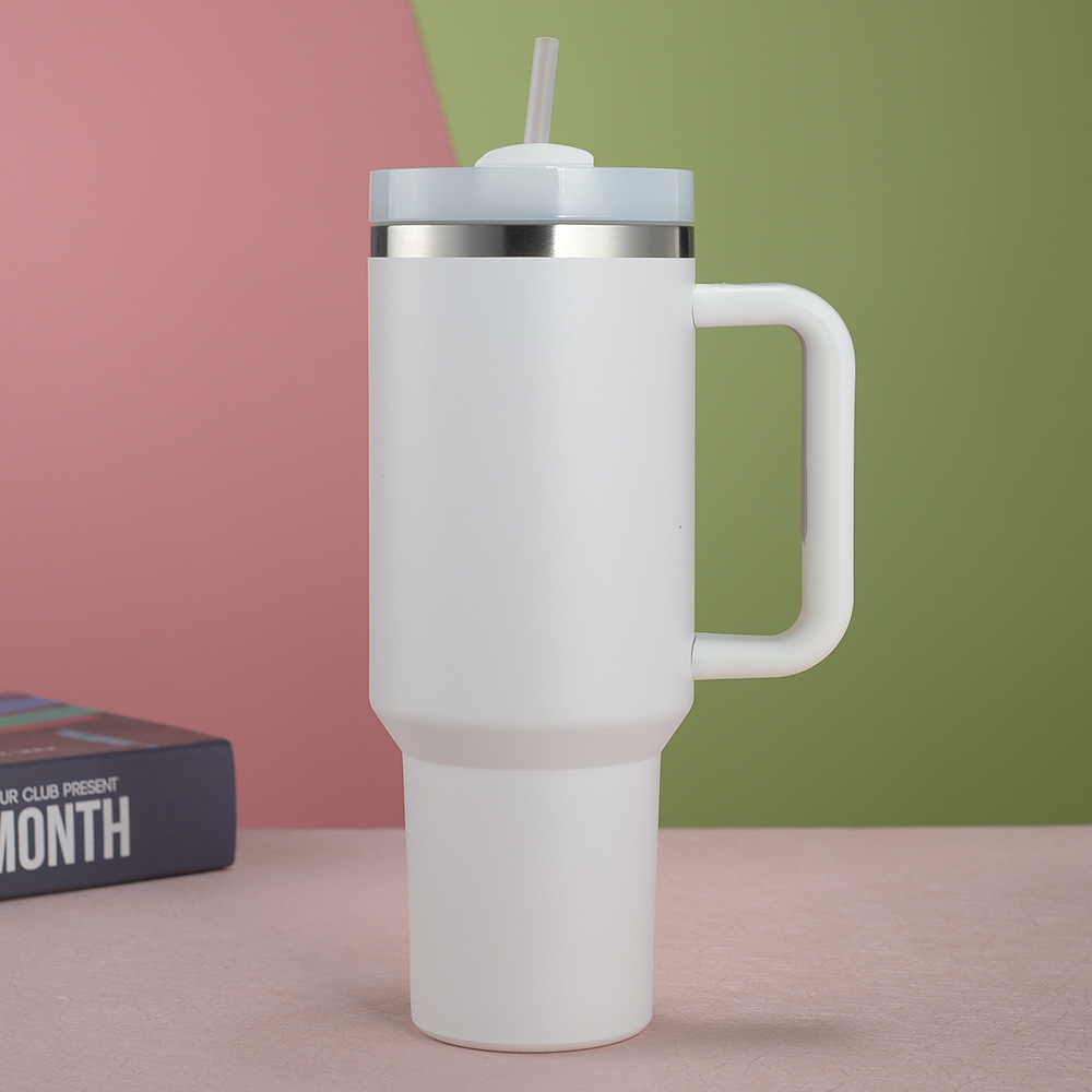 Vaso de aislamiento de acero inoxidable transfronterizo de Amazon Stanley con mango de segunda generación taza de automóvil taza de gran capacidad al por mayor